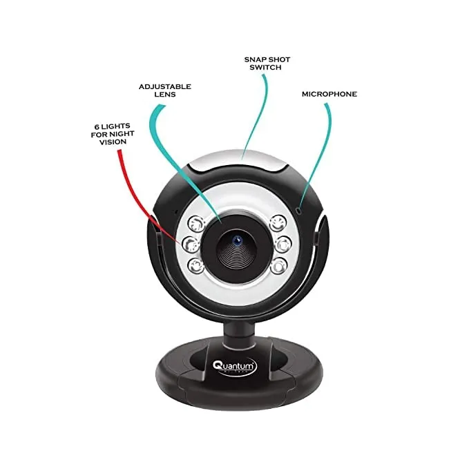 Quantron QPC1010 500K Pixels USB Webcam view 4